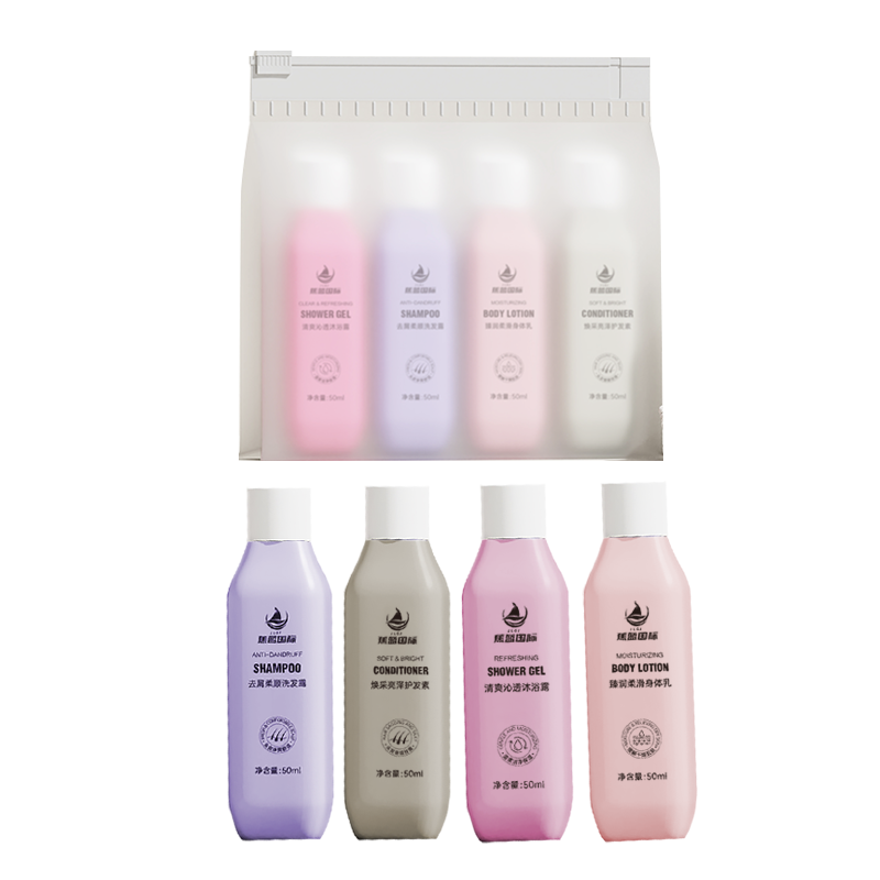 蕉蓝国际 4件套(50ml*4)洗护发护肤便携旅行套装 4.00瓶/套(计价单位:套)易冲洗 温和清洁 滋润保湿