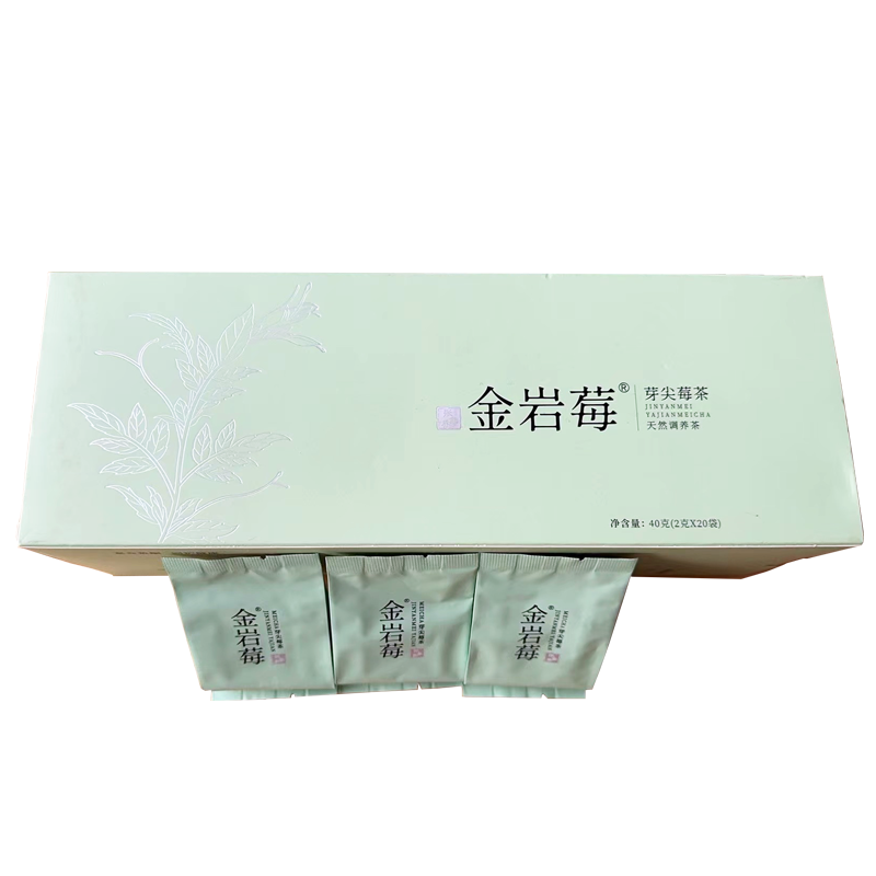 金岩莓芽尖莓茶天然调养茶自享装40克