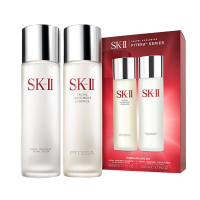 [绝妙搭档]SK-II神仙水基础两件套装套盒(神仙水230ml+清莹露230ml)SK2/SKII爽肤水面部护肤套装礼盒