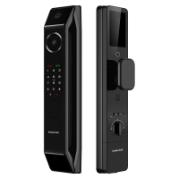 凯迪仕(Kaadas)智能锁P30 Pro太空灰指纹锁推拉式全自动智能门锁家用防盗门锁可视猫眼锁电子密码锁