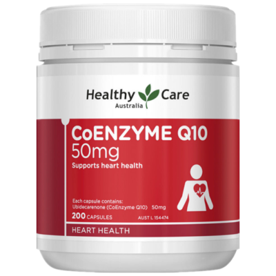 Healthy Care辅酶Q10胶囊200粒/瓶装大包装 澳洲原装进口
