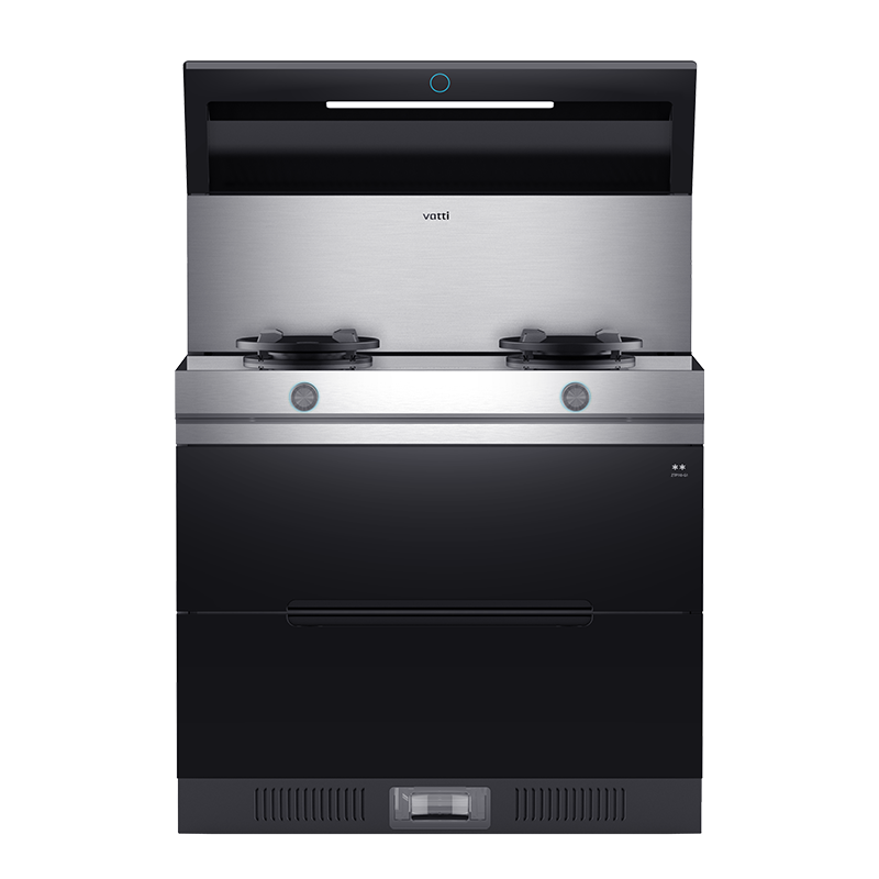 华帝集成灶PG50Z消毒柜集成一体灶20m³吸力+5.0kW火力一键智清洗天然气