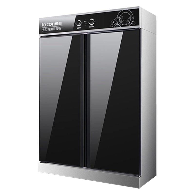 乐创消毒柜家用商用消毒碗柜立式柜式不锈钢碗筷厨房餐具高温消毒 900双门密封式