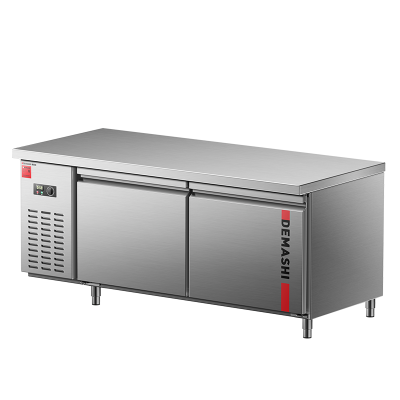 德玛仕DEMASHI商用冷柜工作台1.8米冰柜工作台台冰柜卧式TD0.4L2 (1.8*0.8*0.8全冷藏)