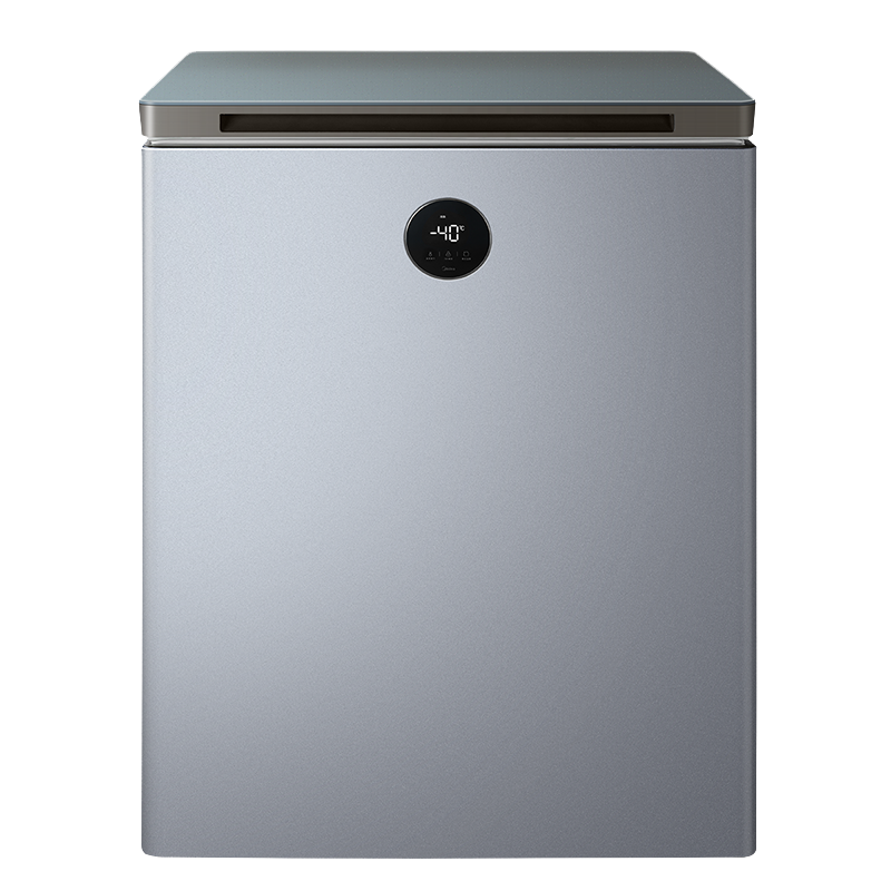 美的(Midea)143升 冷藏冷冻转换冰柜 家用囤货小冷柜 一级能效 母婴母乳小冰箱 BD/BC-143KEMS