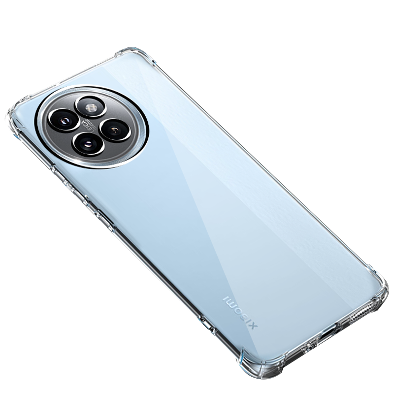 BOEEK 适用于小米Civi 4 Pro手机壳civi4pro透明软壳四角气囊防摔壳散热简约男女个性全包镜头精孔保护套