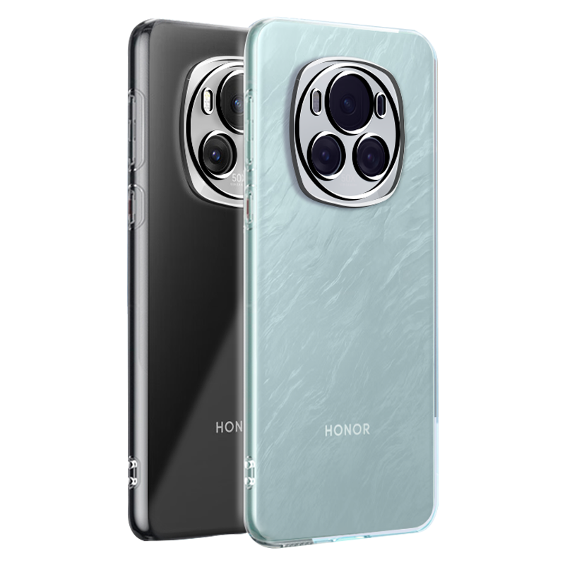 BOEEK 适用于荣耀Magic6 至臻版手机壳magic6pro透明软壳防摔轻薄新款减震简约男女个性全包镜头精孔保护套