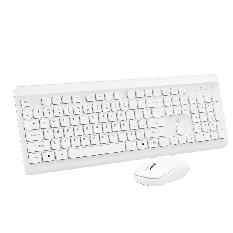 惠普(hp)无线键鼠套装鼠标键盘104键巧克力键帽 智能休眠省电 笔记本台式电脑通用办公商务家用 人体工学 CS500