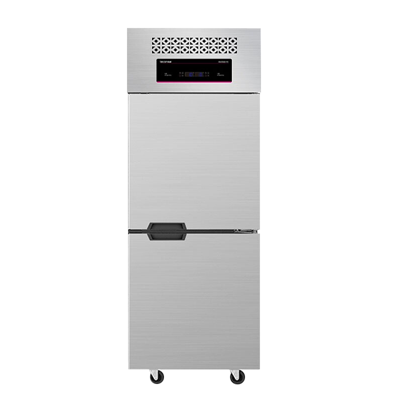 乐创四门冰箱商用立式厨房冰柜冷藏柜保鲜冷冻平冷工作台大容量 双门不锈钢(全冷藏)