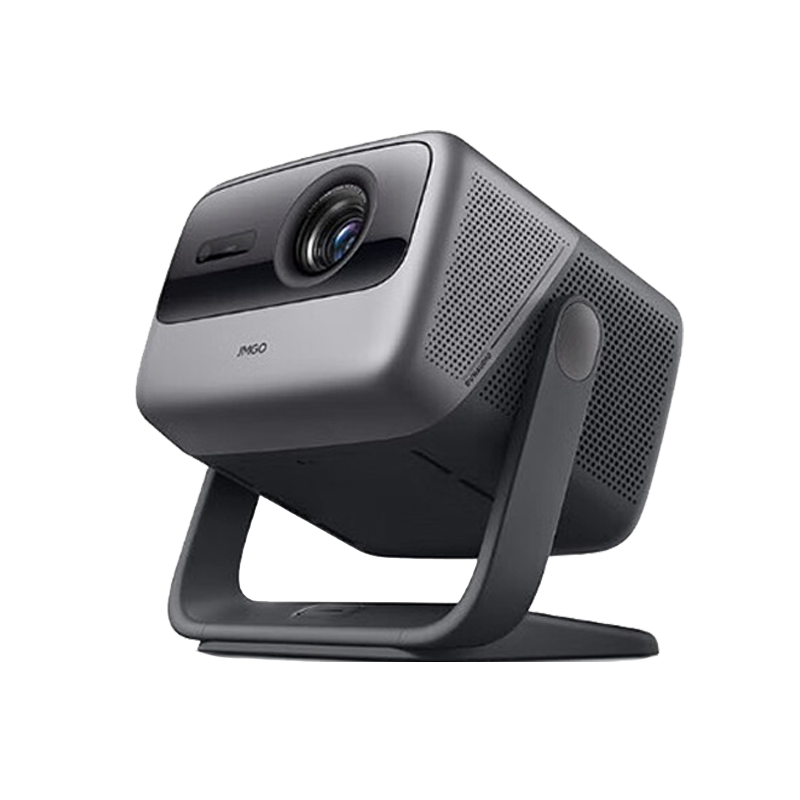 坚果投影N1S Pro 4K超高清纯三色激光 云台投影仪家用家庭影院白天投墙办公家用T形支架+幕布套装