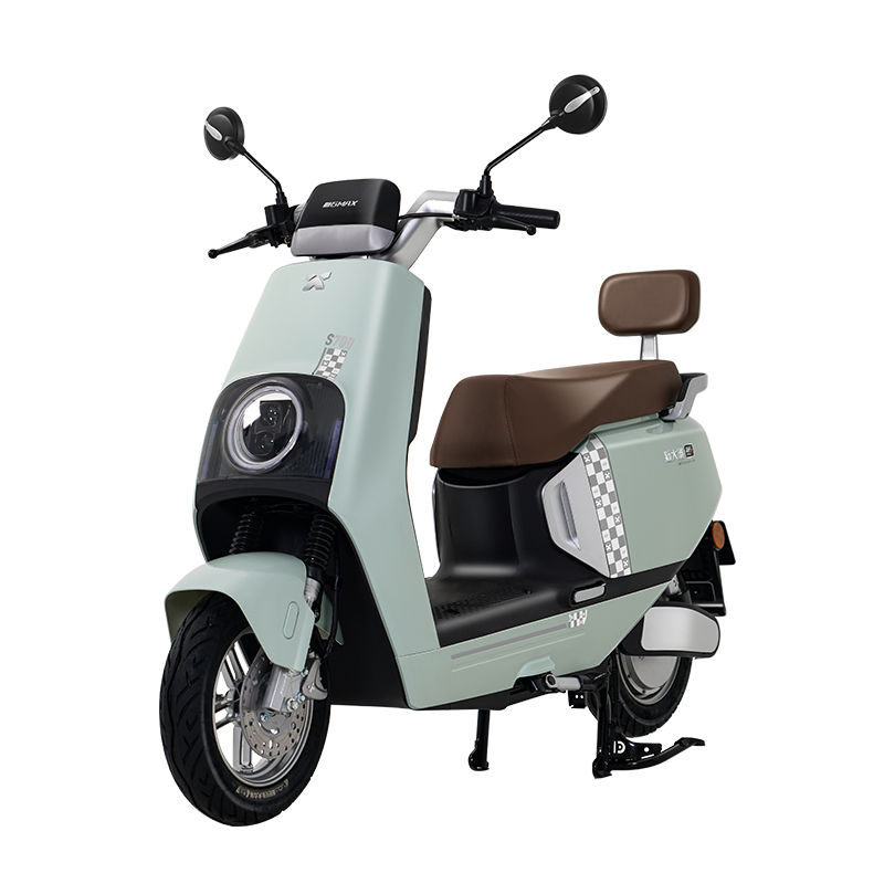 PARRAY 电动摩托车成人超长续航可上牌两轮60V20代步智能电摩前后碟刹 青竹绿 S700