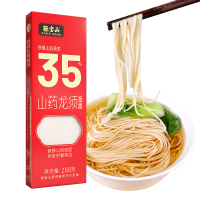 铁棍山药粉35%龙须挂面288g*2盒营养健康耐煮家庭主食