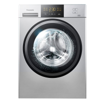 松下(Panasonic)滚筒洗衣机全自动10公斤 BLDC变频轻音电机 节能消毒洗大容量 XQG100-N1YS