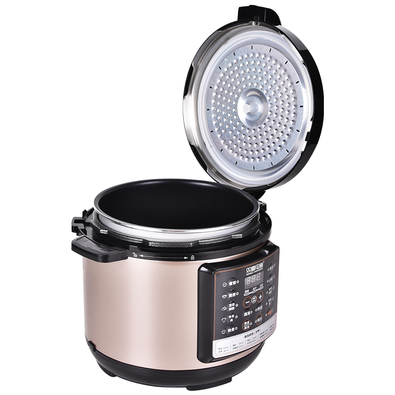 双喜新款智能预约电压力锅6L摁建式多功能家用不沾内胆电压力锅