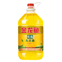 金龙鱼优选大豆油5.258L*1桶装大豆油家用烹饪炒菜油