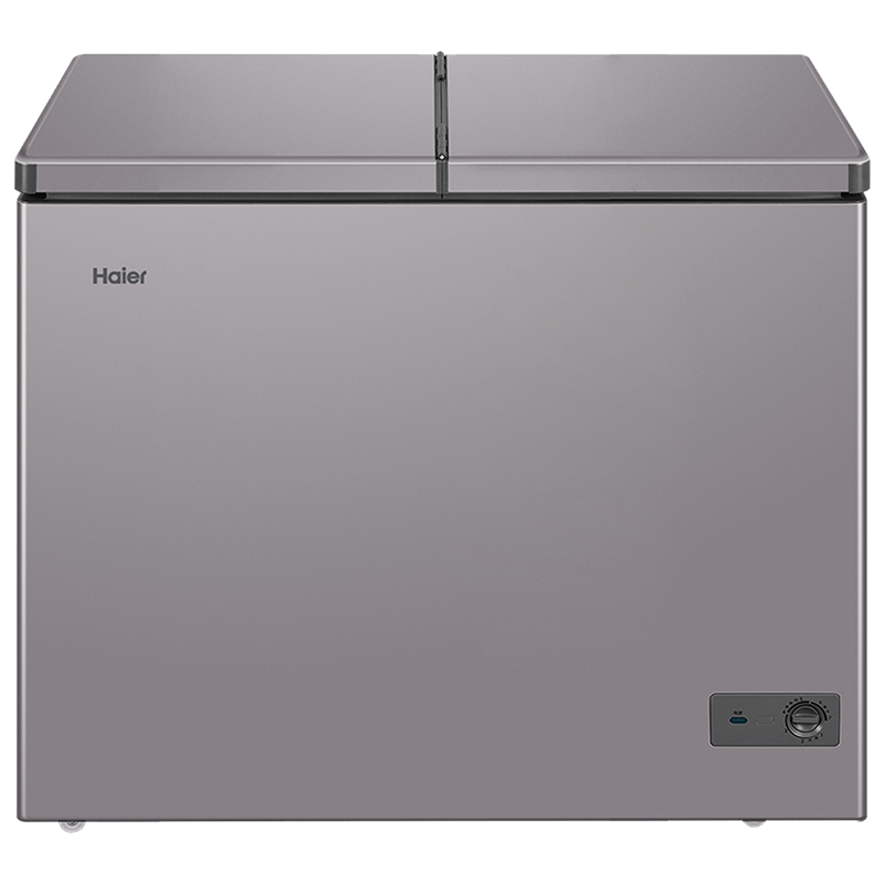 海尔(Haier)冰柜双温家用双箱双温区两用冷藏冷冻柜卧式柜商用 241升双门双温区FCD-241LHSPC