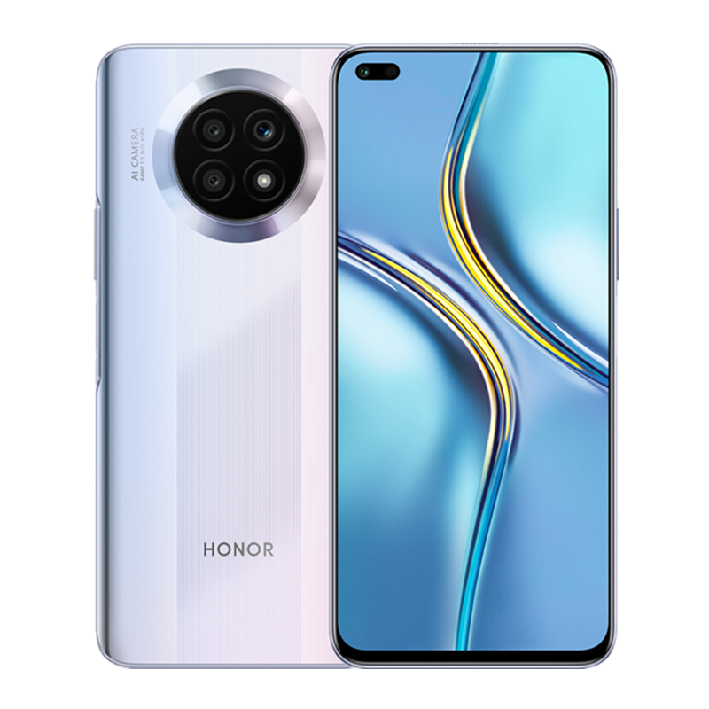 [全新]荣耀X20 8GB+128GB 极光蓝 全网5G 6400万超清影像 66W超级快充