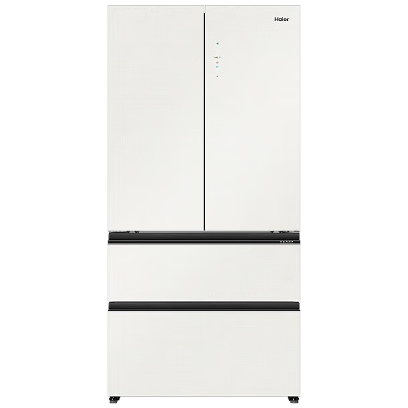 海尔(Haier) 冰箱法式四开门501L容量距离超薄嵌入 变频风冷 全空间保鲜 BCD-501WGHFD14GXU1