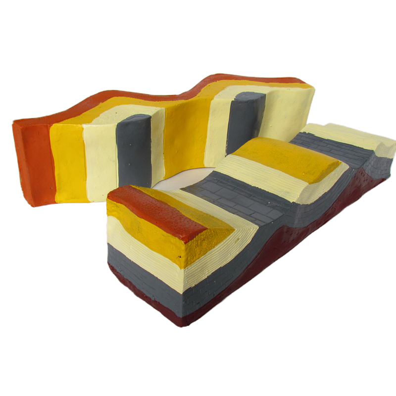 地壳变动演示器 高中地理地质运动地貌教学仪器实验器材