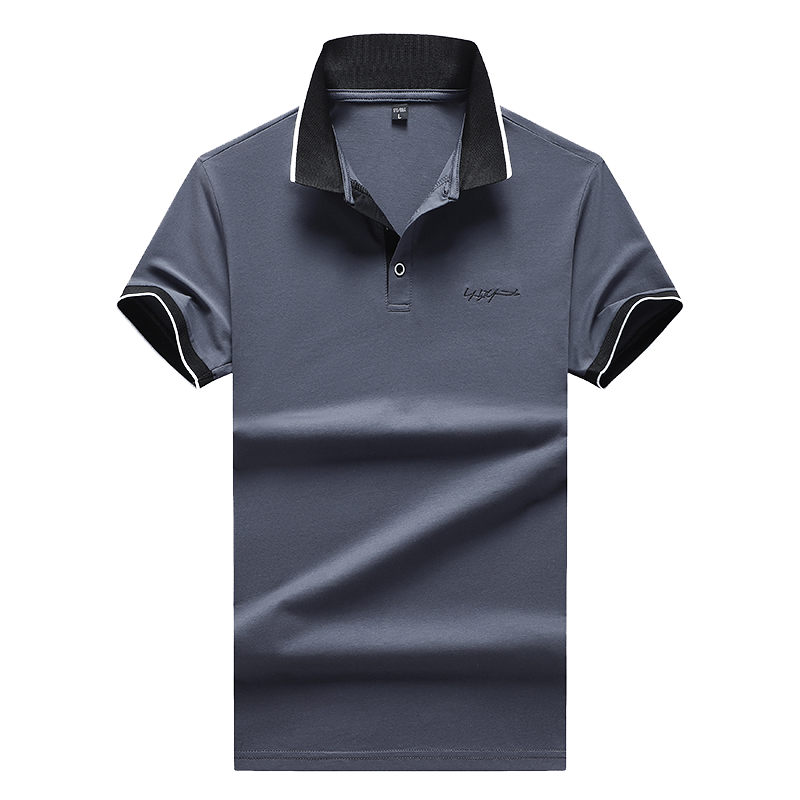 爺特(YETE)青年夏装翻领冰丝薄款t恤男士速干短袖商务休闲polo衫网眼