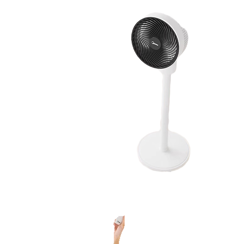 美的(Midea)电风扇空气循环扇家用遥控节能落地扇涡轮循环送风易拆洗电扇宿舍客厅台式桌面两用 GAG20CWS