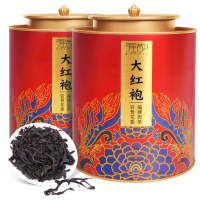 强韵大红袍茶叶礼盒装乌龙茶正岩肉桂茶老枞水仙岩茶250g*2罐送礼