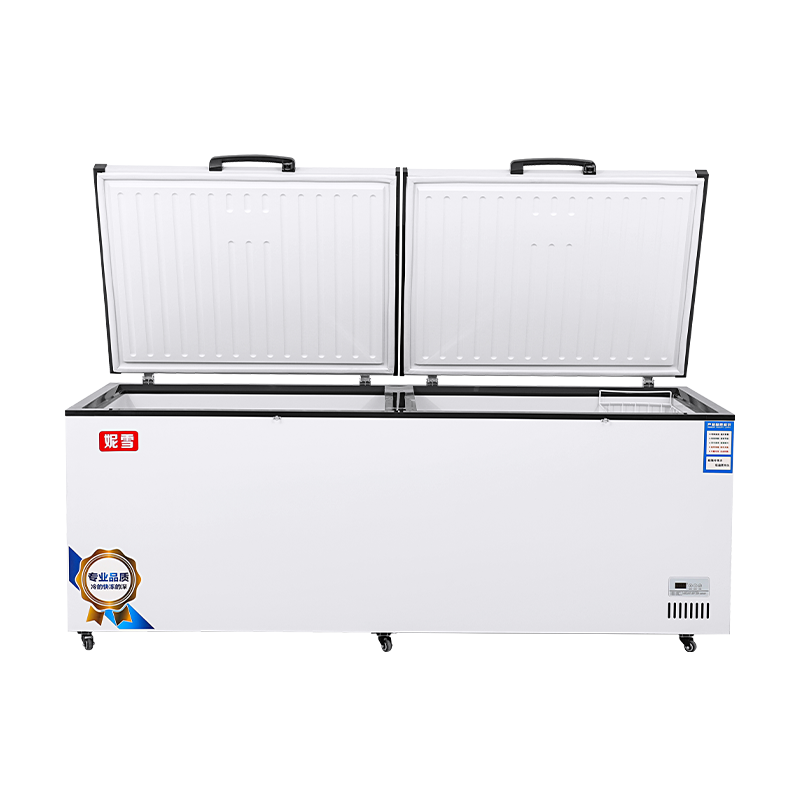 妮雪798双温商用冰柜卧式冰箱冷藏冷冻节能大容量雪糕展示柜