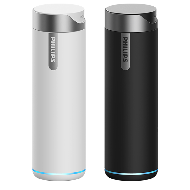 飞利浦(PHILIPS)烧水杯保温杯电热水杯子便携式加热壶恒温旅行男女士纪念礼品定制
