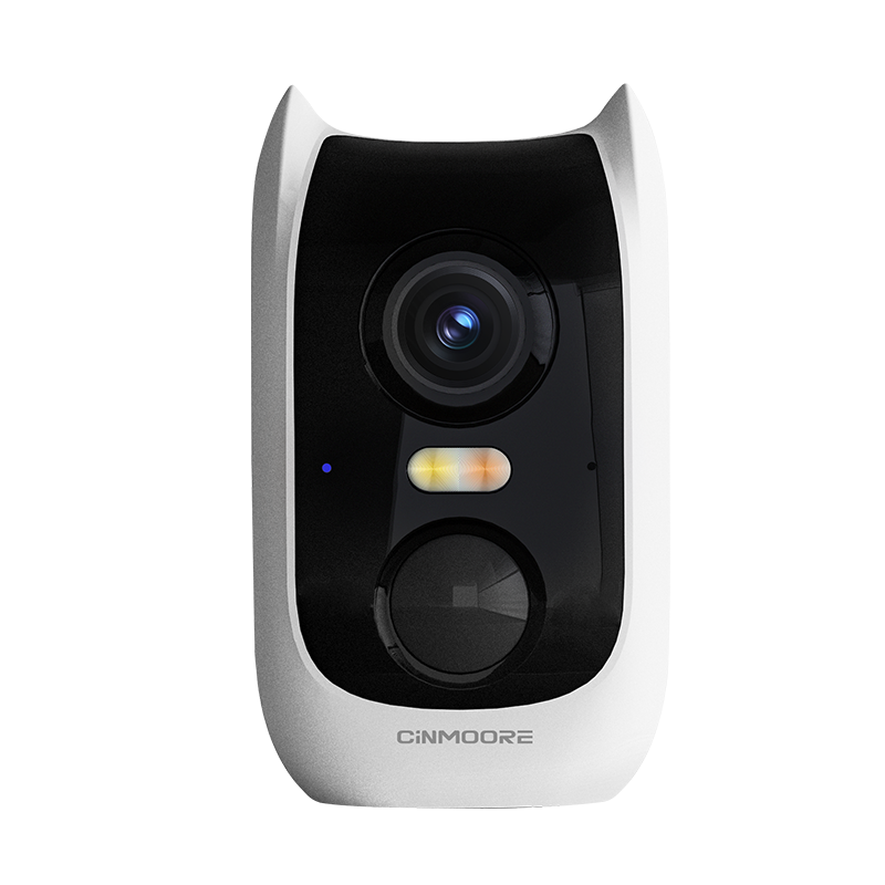 神眸小飞侠BC3免插电监控器摄像头家门口楼道无线wifi家用室内电池充电户外高清夜视手机远程磁吸免打孔2.5K[128G