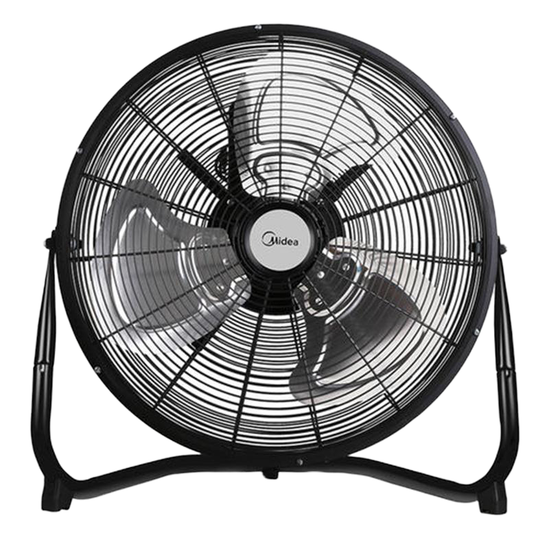 美的(Midea)电风扇 FE45-20D 趴地扇纯铜电机金属铝叶家用黑色18寸台地扇