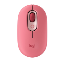 罗技(Logitech)POP MOUSE无线蓝牙鼠标-电幻粉