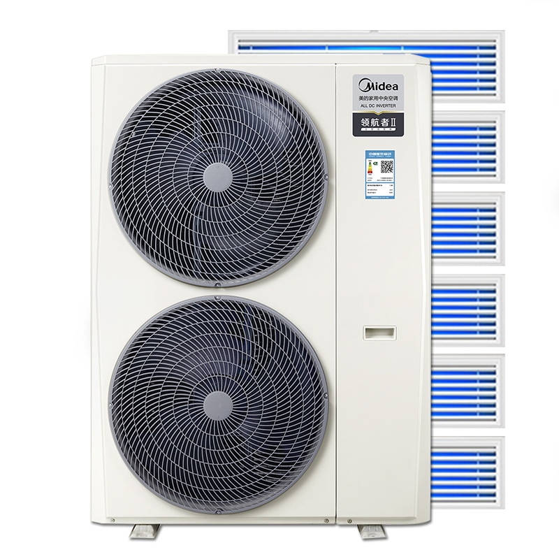 美的(Midea)中央空调小多联机领航者Ⅱ七匹一拖六一级能效嵌入式空调MDVH-V180W/N1-E01LH(E1)Ⅱ