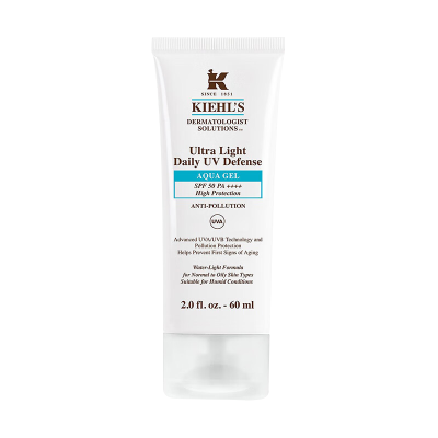 科颜氏(Kiehl's)防晒霜乳柔润滋润防紫外线 防晒隔离 蓝色水感60ml