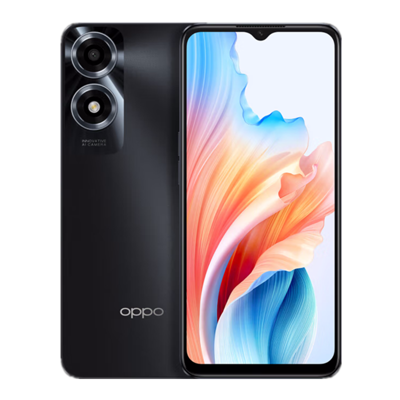 [原封]OPPO A2m 星夜黑 12GB+256GB 天玑6050 5G芯 1300万像素 90Hz 智能手机