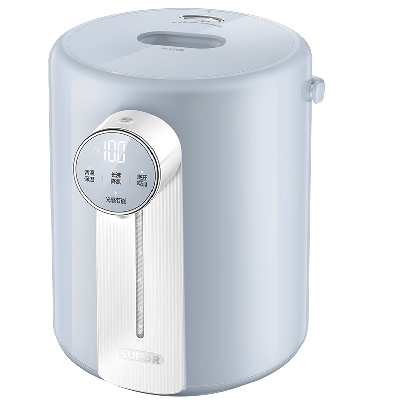 苏泊尔(SUPOR)电热水瓶 电水壶烧水壶316L不锈钢内胆5L大容量上下分离11段控温 实时显温SW-50T109B