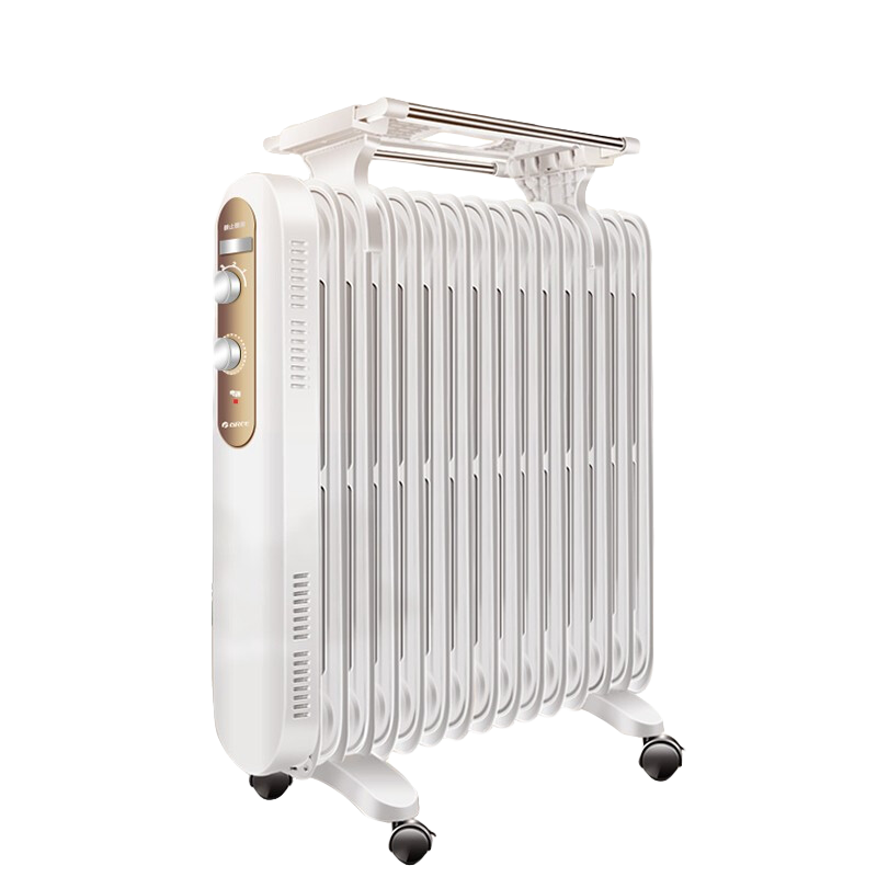 格力(GREE)电油汀取暖器 家用 油丁电暖器 节能取暖器 干衣加湿暖气片 17片3000W油汀 NDY19-S6130