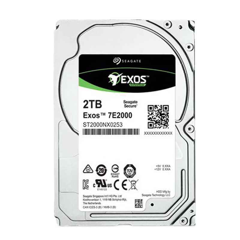 希捷(Seagate)2TB 2.5英寸 SATA接口 7200转 128MB缓存 CMR垂直技术 企业级服务器硬盘 机械硬盘 OEM店保3年不含发票 ST2000NX0253