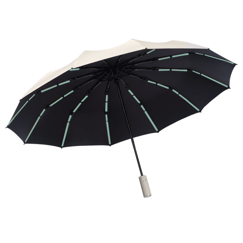 雨伞渐变色高颜值耐用加粗雨伞女防晒防紫外线晴雨伞折叠男遮阳伞