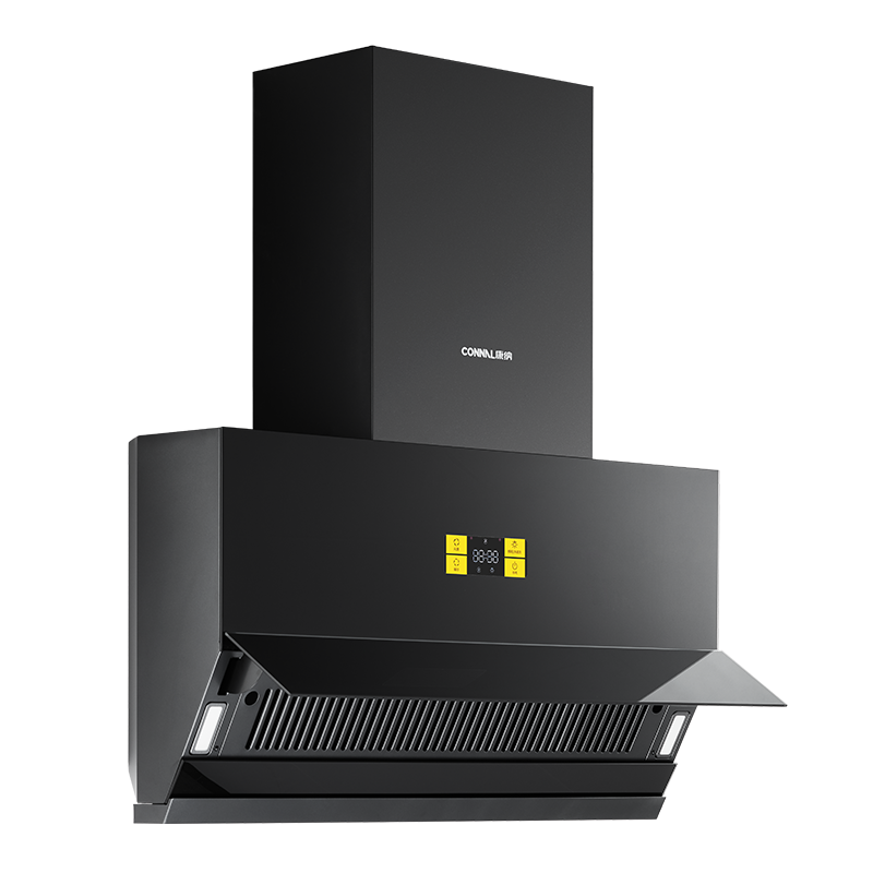 康纳K7家用潜吸式抽油烟机变频侧吸自动开合超薄近吸自动清洗挥手操控