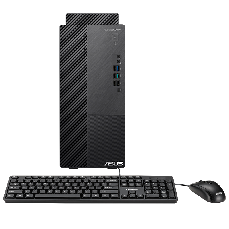 华硕(ASUS)商用台式电脑弘道华硕D700TE 23.8寸 (I5-13500 32G 1T+256SSD 独显6G 中标麒麟V7.0)