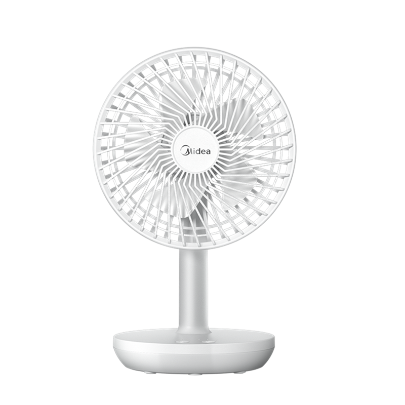 美的充电式小台扇 可倒挂可壁挂电风扇办公室桌面小型风扇 FTD12UA[充电式]可倒挂、可壁挂