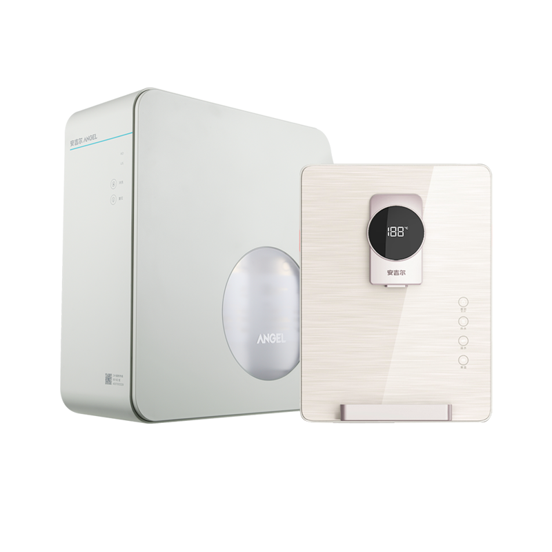 安吉尔净水器家用净水机1100G 过滤RO反渗透家用直饮锶矿水净水设备魔方pro2900+3312两件套