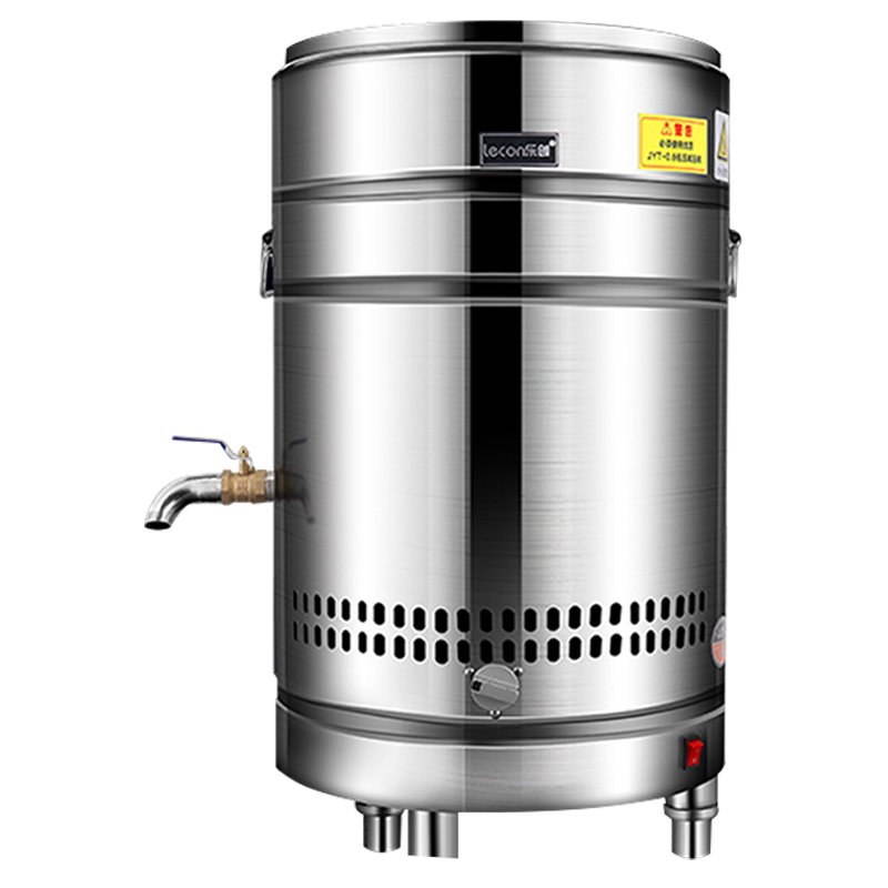 乐创(lecon)煮面机商用燃气麻辣烫锅保温电热节能煮面锅煲粥汤面炉煮面桶 60型不锈钢燃气款商用煮面机