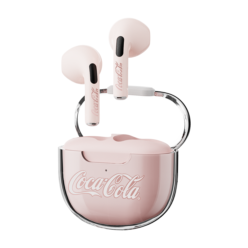 可口可乐K01半入耳式无线蓝牙耳机2024新款经典新潮复古风男生女生安卓苹果华为小米适用