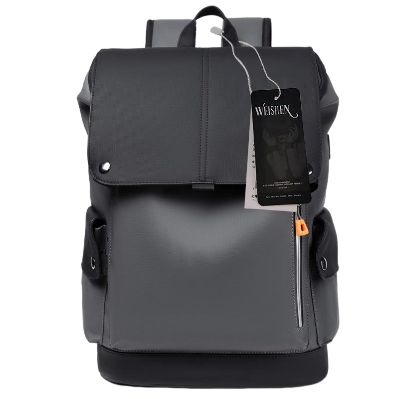 围盛 背包 黑灰 个