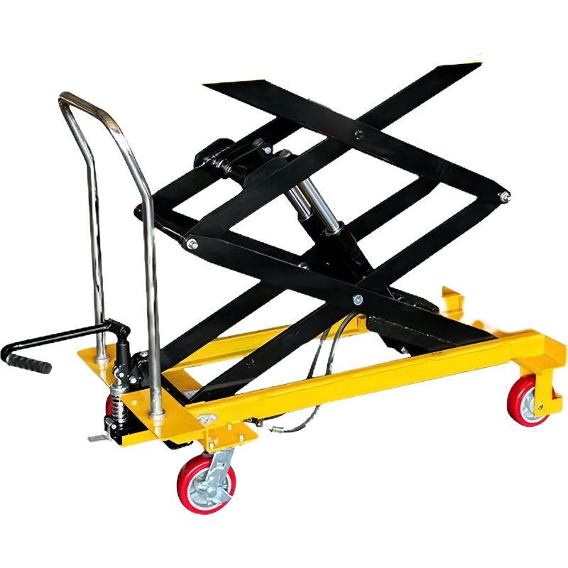安庆 手推式可移动式脚踏手压升降平台/剪刀车 需定制