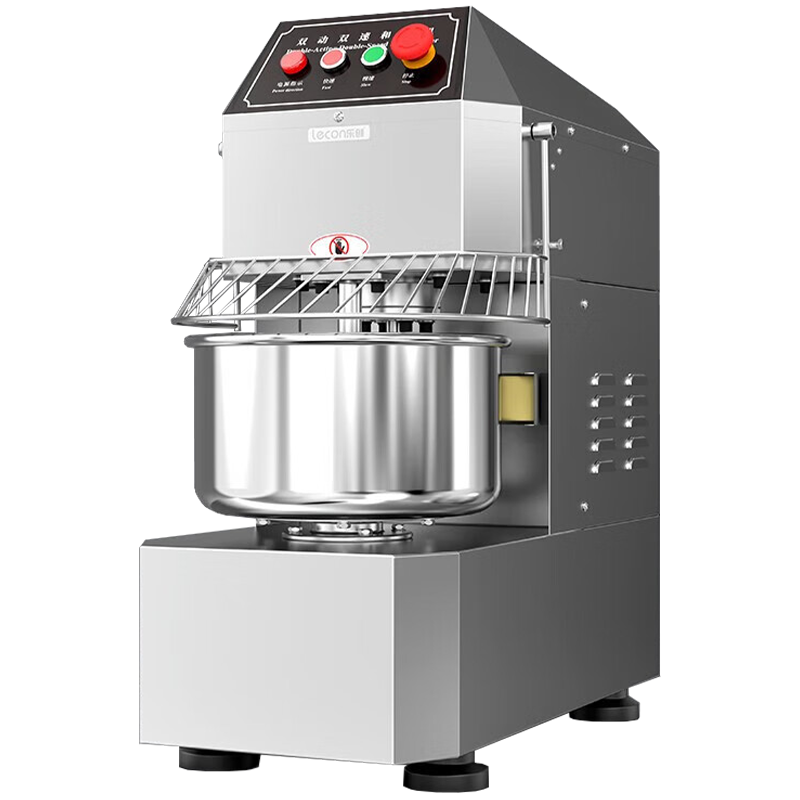 乐创(lecon)和面机商用厨师机电动全自动双动双速厨师机揉面机拌面搅拌机 40L