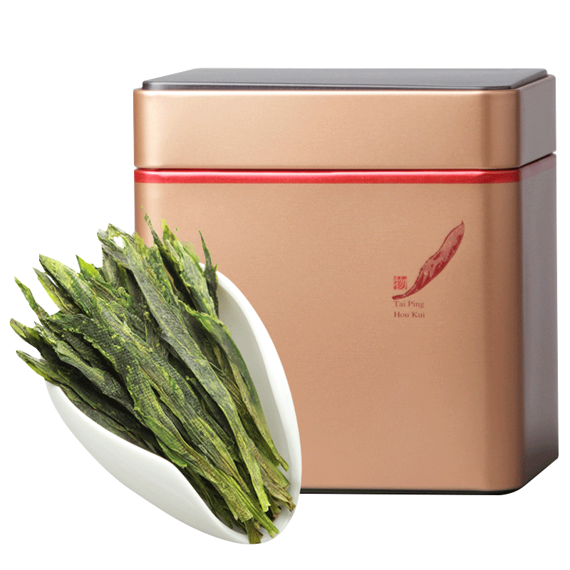 2025新茶上市艺魁堂茶叶手工捏尖特级太平猴魁100g罐装安徽黄山绿茶