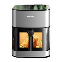 松下多功能全景可视窗 家用全自动无油大容量 无需翻面 空气炸锅 [全新上市]NF-HC500-S