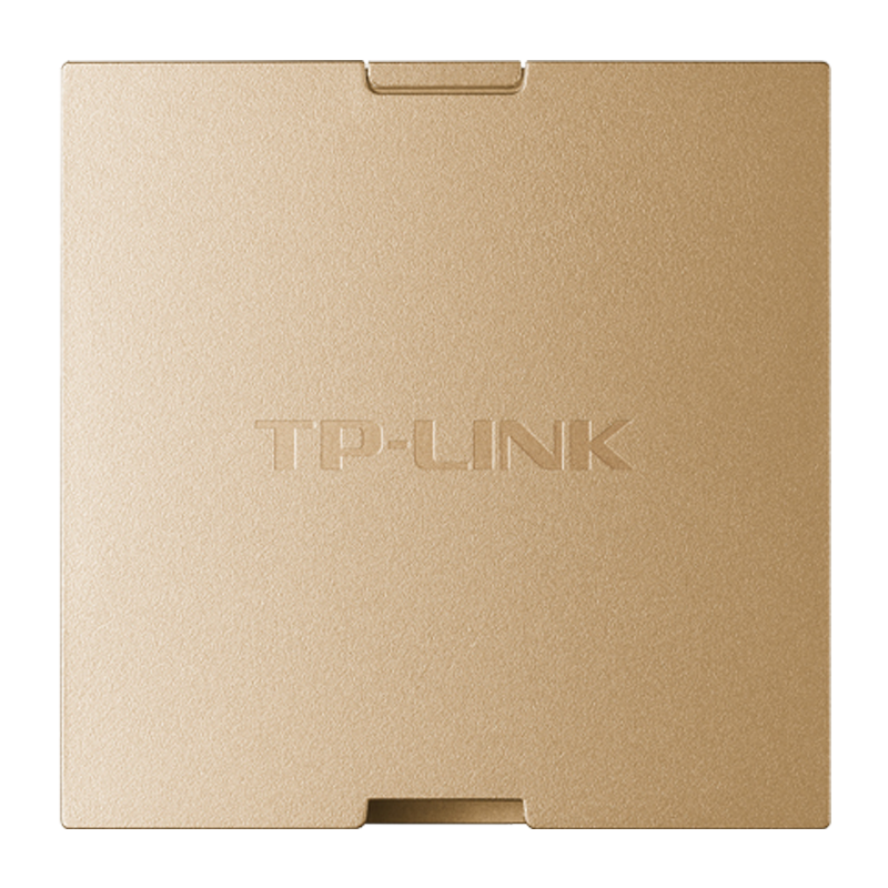 普联 TP-LINK BE5100双频WiFi7无线面板AP(2.5G口)TL-7AP5100HI-PoE香槟金易展版 2.5G网口超千兆 全屋wifi别墅酒店商用家庭组网路由器